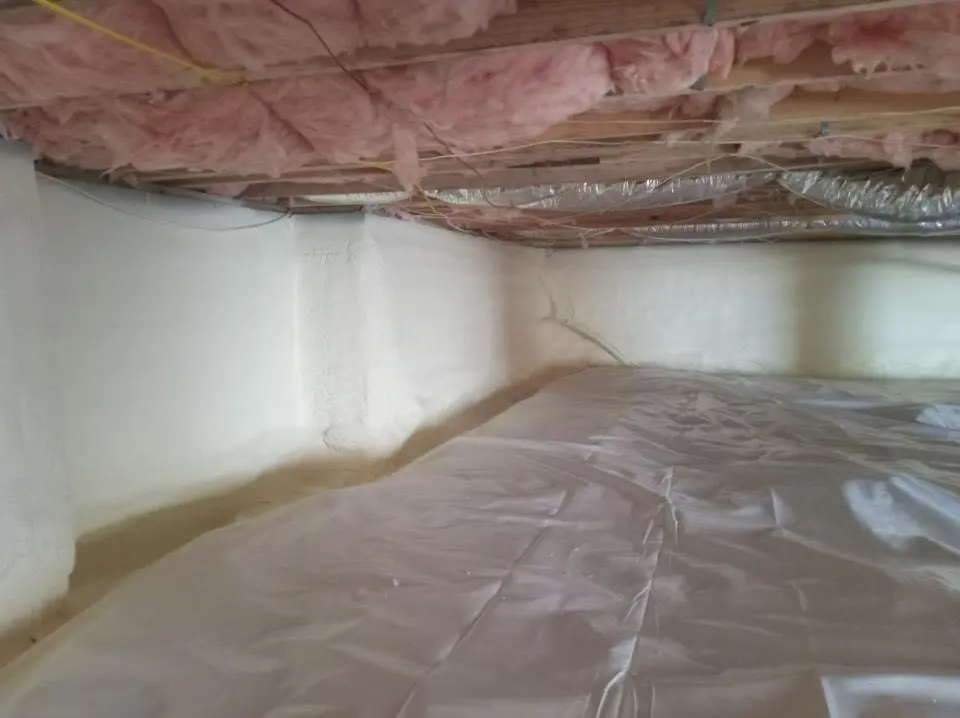 Crawl space encapsulation with closed-cell spray foam for Roof Leak Repair in Citrus Heights
